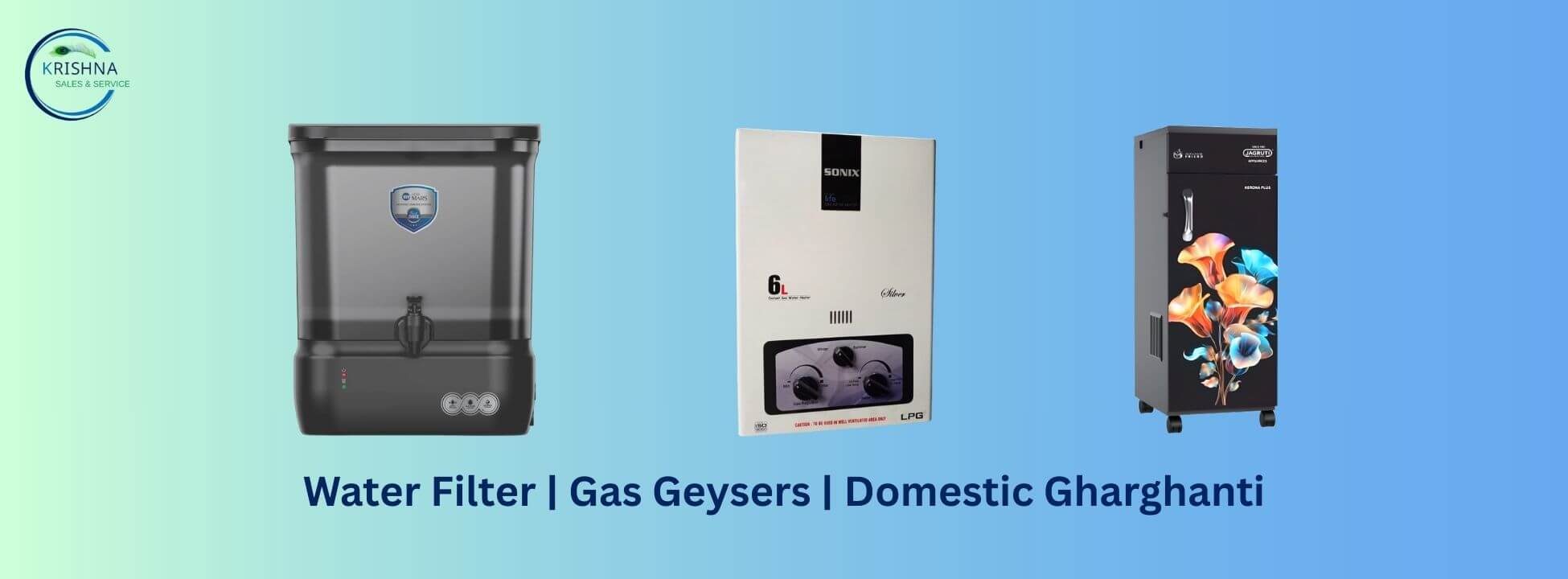 Water Purifier - Gas Gehser - Gharghanti Photo - Krishna Sales And Service